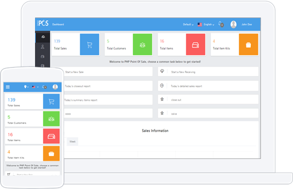 Point of Sale Compatible To Multiple Device